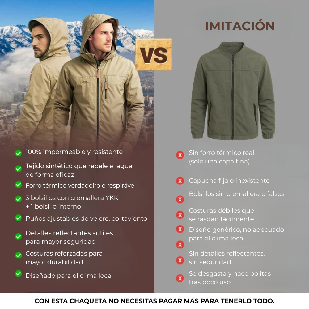 Cortavientos Artesanal Monte Izaga™ | Edición Limitada 2025